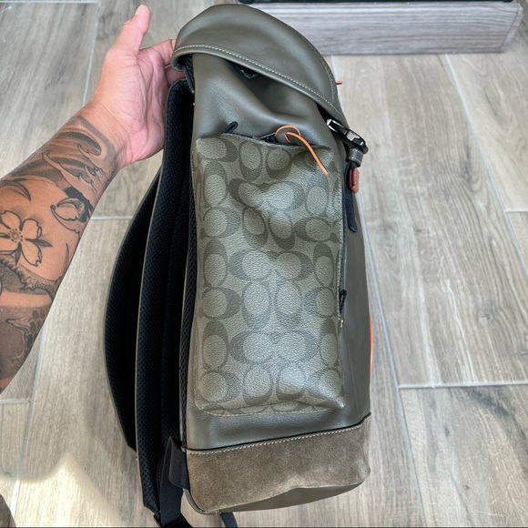 Coach X Michael B. Jordan Ranger Backpack With Signature Canvas Detail - Picture 6 of 12